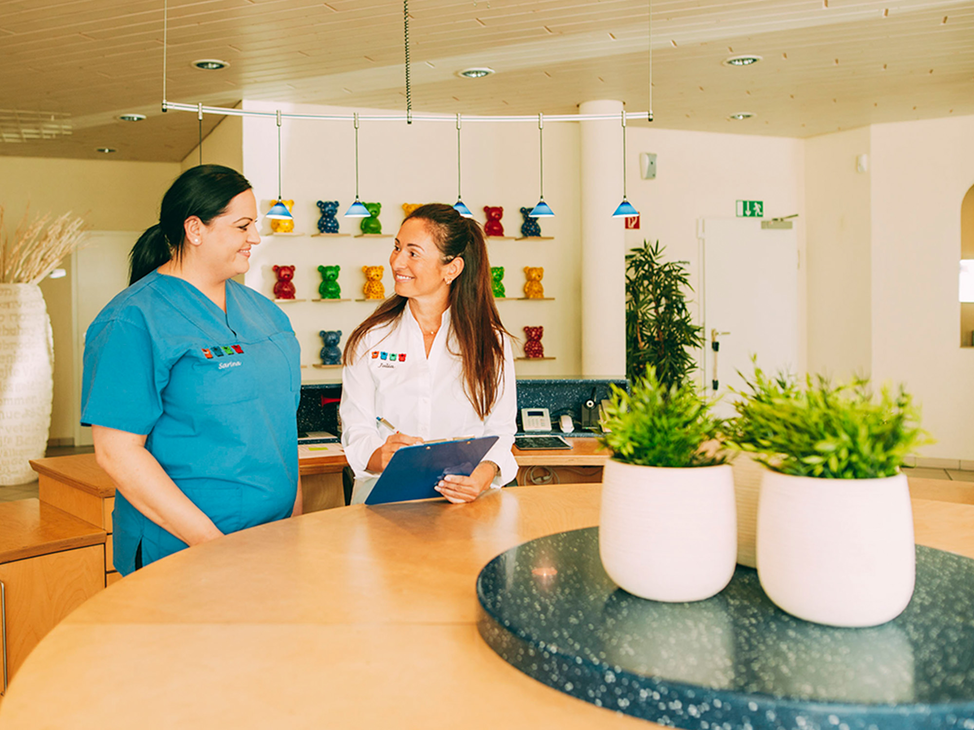 Das freundliche Team berät Dich zu Deiner Zahnbehandlung.